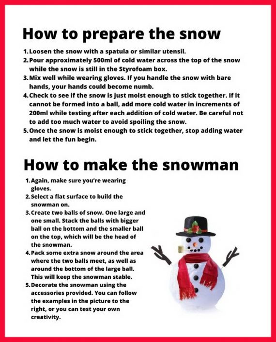 Snowman how to